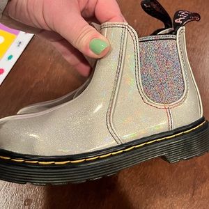NWOT Iridescent Doc Marten Chelsea Boots Toddler Size 9